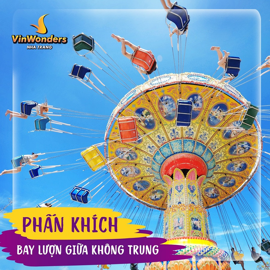 Phấn kích bay lượn giữa không trung